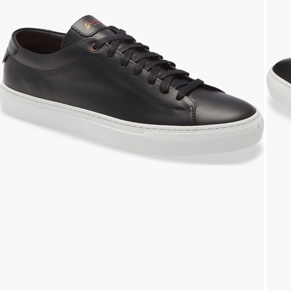 Good Man Brand Black and White Sneakers Sleek Minimalist Design
